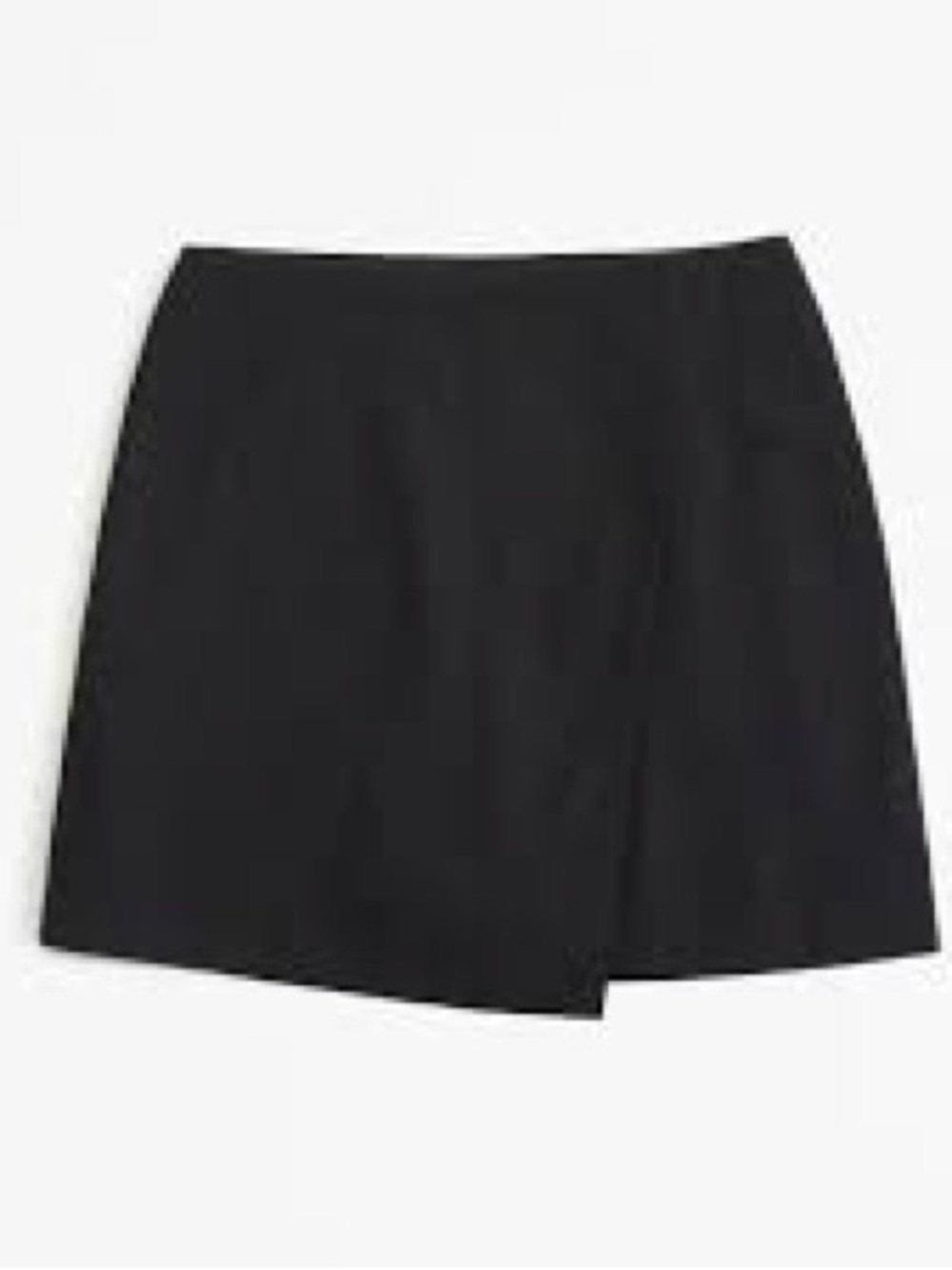 The A&F Scarlett Linen-Blend Wrap Mini Skort
